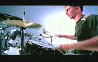 Scott playing drum